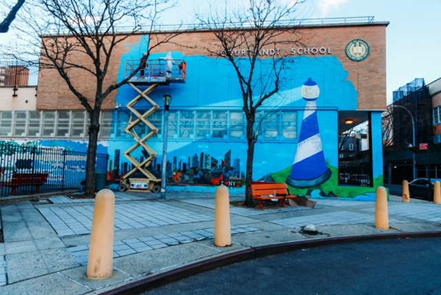 Teaching Artist Mural: The Sky is the Limit