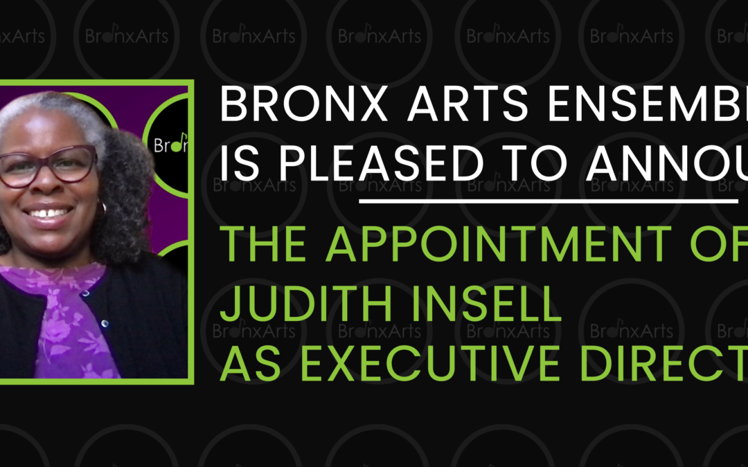 Bronx Arts Ensemble Appoints Judith Insell as Executive Director