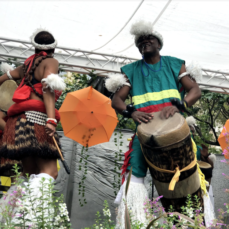 Andoche Loubaki Congolese drumming and dance